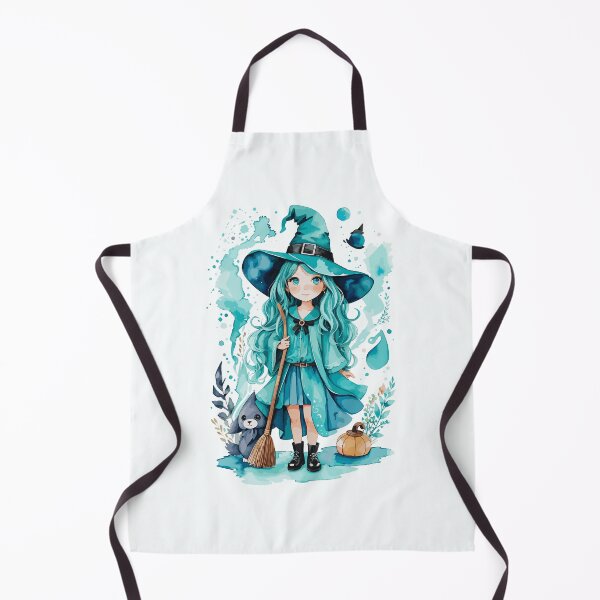 Item preview, turquoise pretty little witch  designed and sold by melyD74.