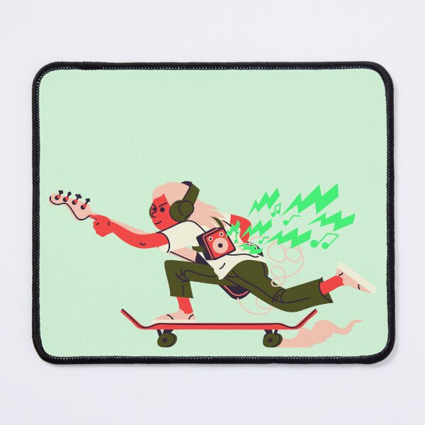 Item preview, Skater Girl Playing Bass designed and sold by B-Sharp-.