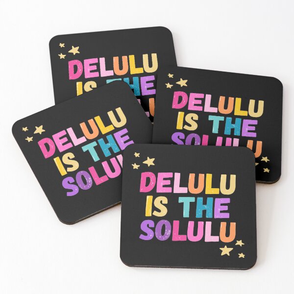 Item preview, delulu is the solulu (black) designed and sold by mydoodlesateme.