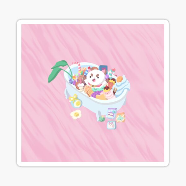 Puppycat’s Snack Tub Sticker