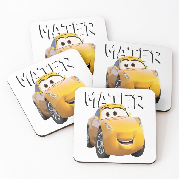 Item preview, cartoon cars mater yellow designed and sold by HardinTrendy.
