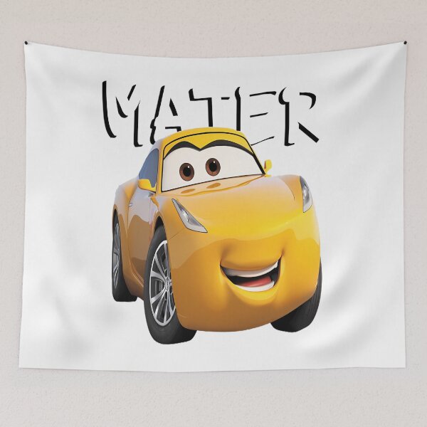 Item preview, cartoon cars mater yellow designed and sold by HardinTrendy.
