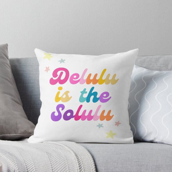 Item preview, Delulu is the solulu (white) designed and sold by mydoodlesateme.