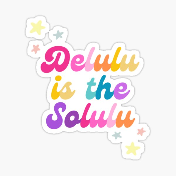 Artikel-Vorschau von Delulu ist der Solulu (weiß), designt und verkauft von mydoodlesateme.