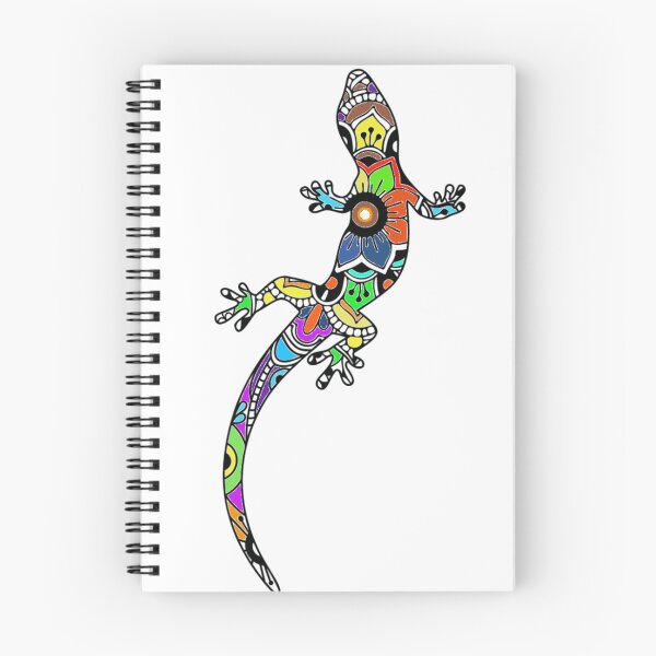 Item preview, Colorful lizard graphic design print designed and sold by dcrc.