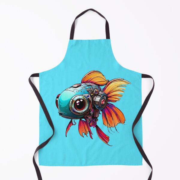 Item preview, Robo-Siamese Fighting Fish! designed and sold by kukamatsu.