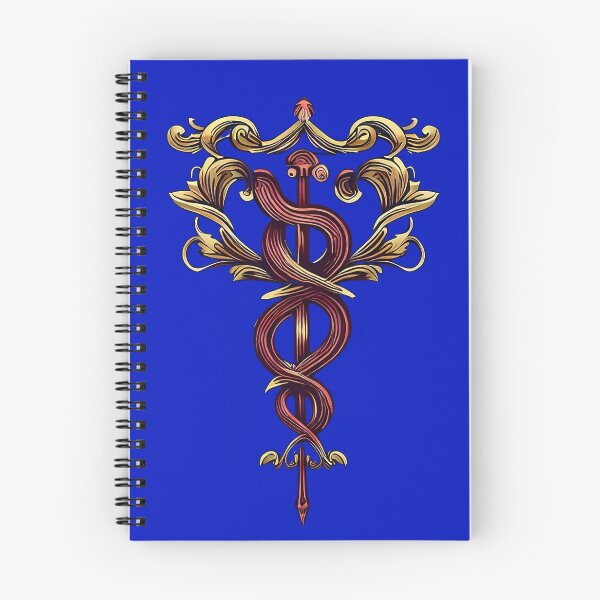 Item preview, Renaissance Rod of Asclepius designed and sold by MiloJoseDesigns.