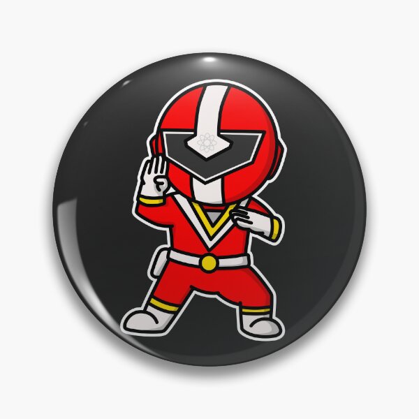 Artikelvorschau, FiveRed Chikyuu Sentai Fiveman Chibi-Stil Kawaii entworfen und verkauft von mattzwug-draws.