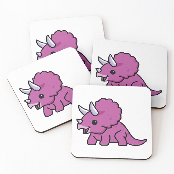 Item preview, Copy of Cute Purple Triceratops Dino designed and sold by MisfitPrintsUs.