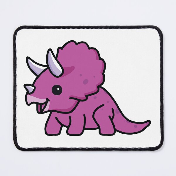Item preview, Copy of Cute Purple Triceratops Dino designed and sold by MisfitPrintsUs.