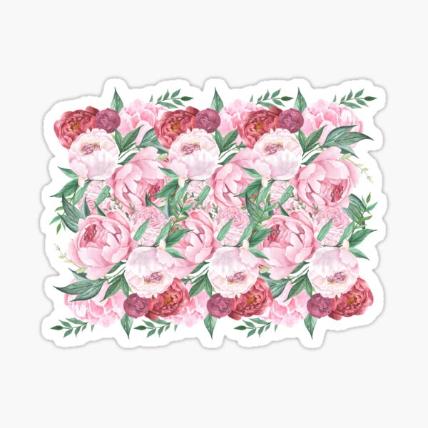 Peonies Sticker