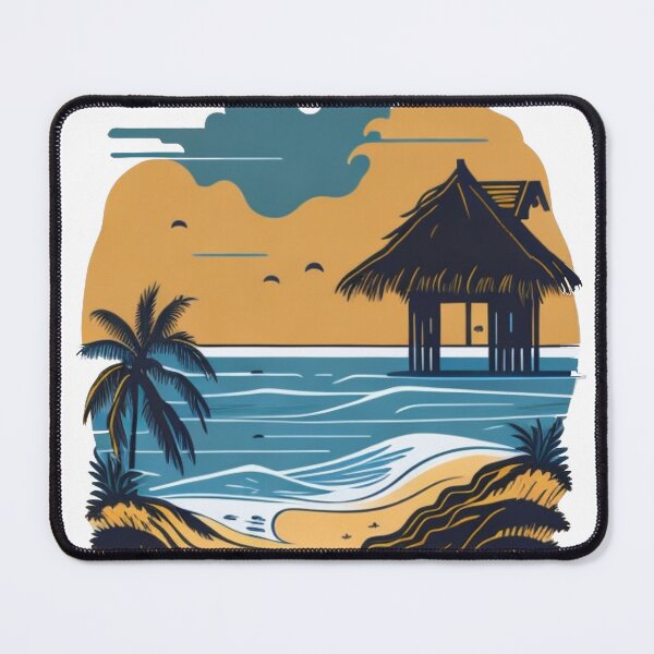 Item preview, Ocean Waves and Palm Trees designed and sold by culasse06.