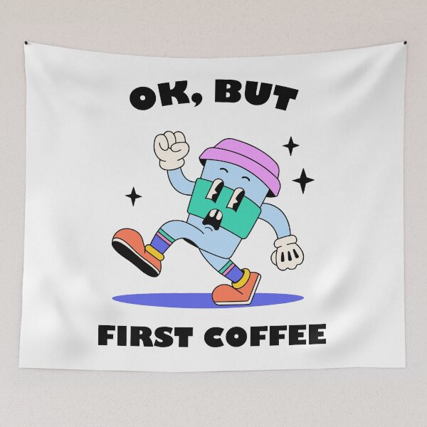 Item preview, Ok, but first coffee designed and sold by Luilustra.