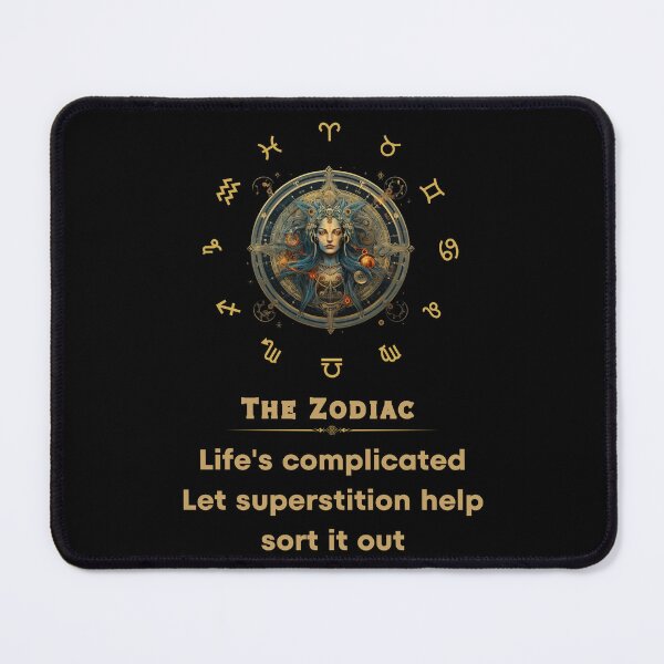 Item preview, Life's complicated; let superstition help sort it out. skeptic, rational , sarcasm designed and sold by Cajattire.