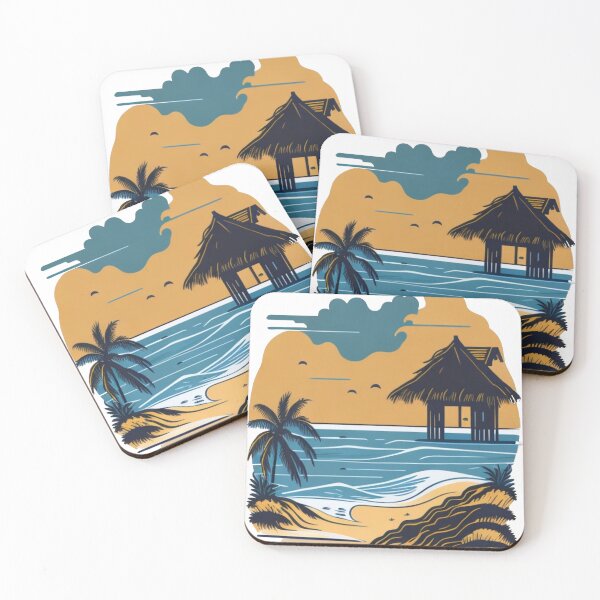 Item preview, Ocean Waves and Palm Trees designed and sold by culasse06.