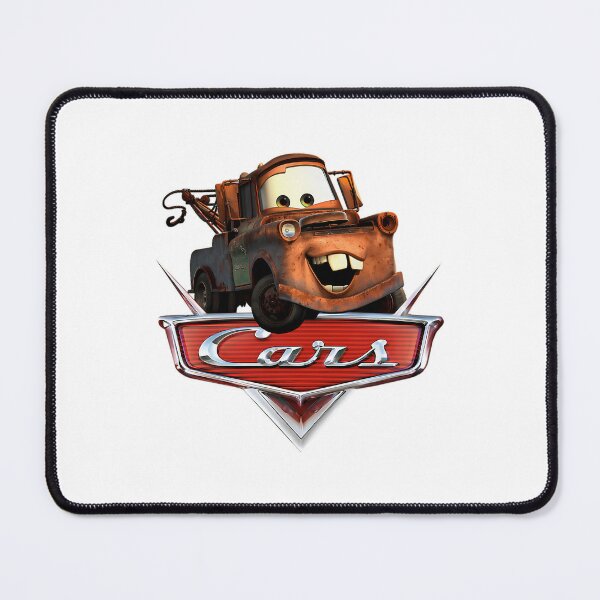 Cars kids movie tow mater on logo Poster for Sale by