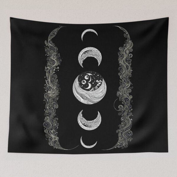Item preview, Vintage Astrology Celestial Gothic Witch designed and sold by Yellowriversss.