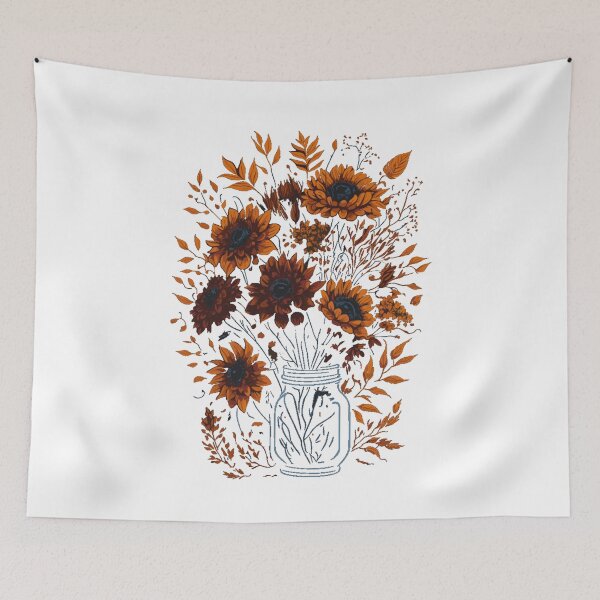 Item preview, Flowers in mason jar designed and sold by Top-Bot.