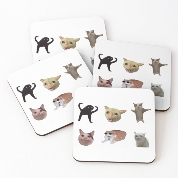 Item preview, Meme Cat (6 pack) designed and sold by LilyPadShop.