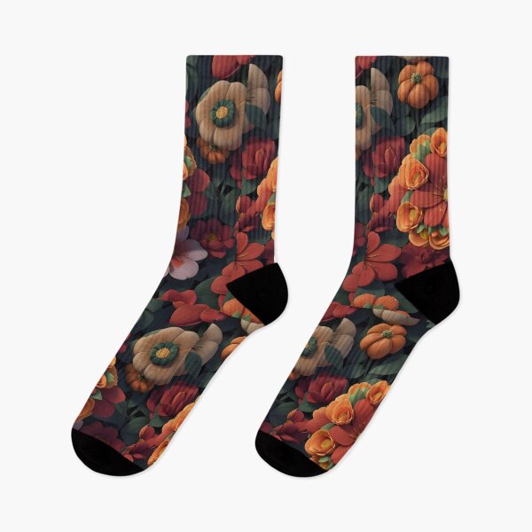Item preview, Fall Halloween Floral Pattern 00 designed and sold by Sophisticas.