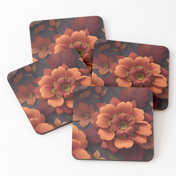 Item preview, Fall Floral Pattern 3D 00 designed and sold by Sophisticas.