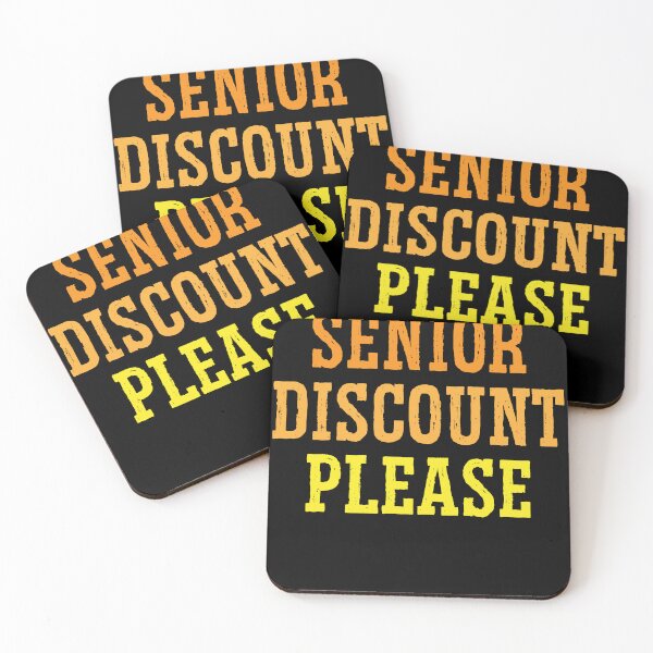 Item preview, Senior Discount Please Aging Joke designed and sold by justie1977.