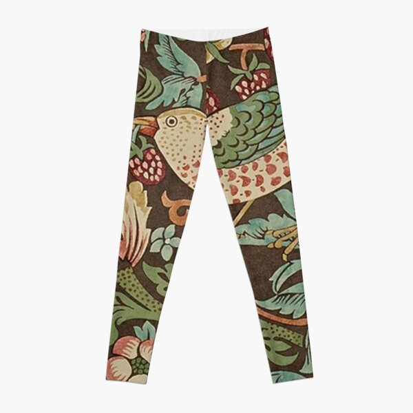 William Morris print yoga capri leggings – Triple Tree Yoga