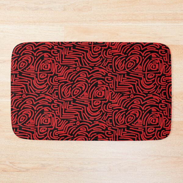 Item preview, Red and black maze pattern designed and sold by DLGstudio.
