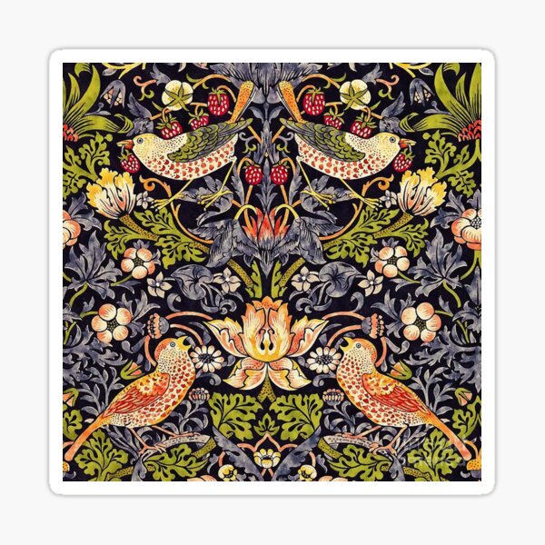 Item preview, Twin Bird Exhibition - William Morris designed and sold by PriscilaBetty.