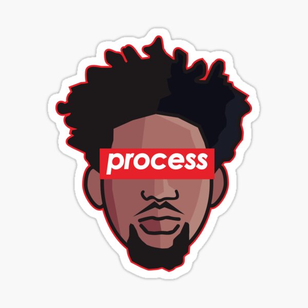 Embiid Tweet, Trust the Process Sticker for Sale by Maher Maher