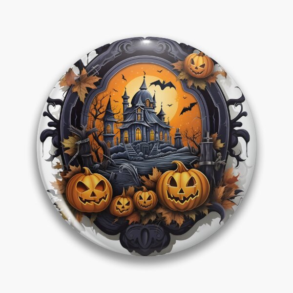 Item preview, Fantasy Meets Real: Halloween Vector Decor designed and sold by aiartbay.