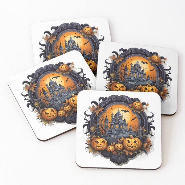 Item preview, Fantasy Meets Real: Halloween Vector Decor designed and sold by aiartbay.