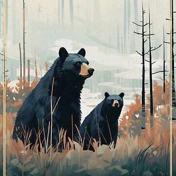 MichiganBlackBears|ArtPrint