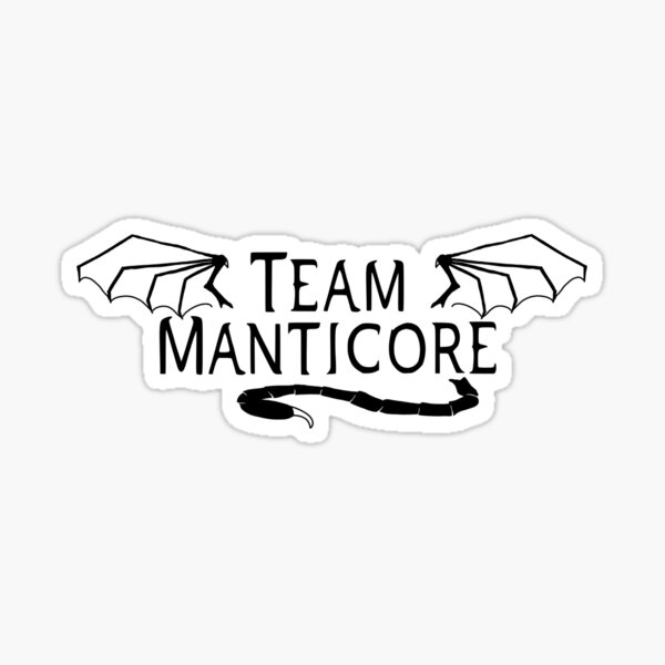 Team Manticore Logo Sticker