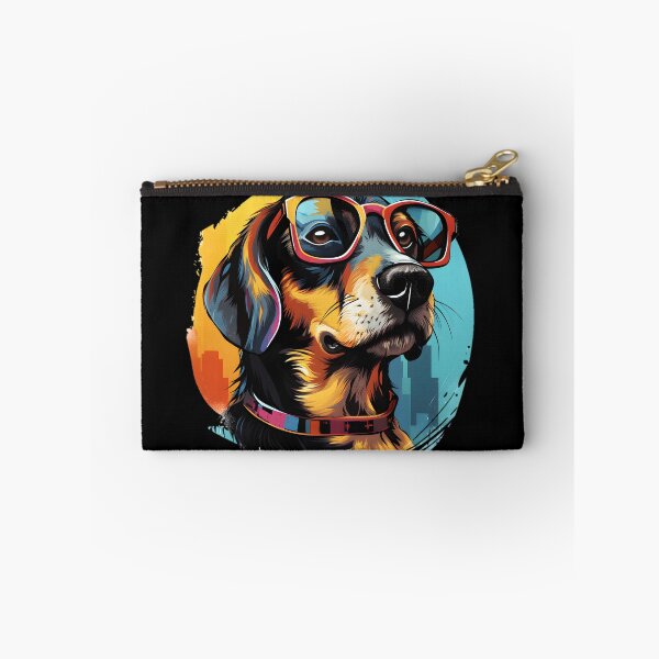 Item preview, Dog with glasses painting style  designed and sold by Trendy-Artistry.