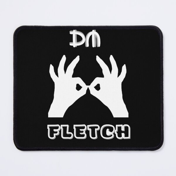 Item preview, Andrew Fletcher Depeche Mode Memorial Graphics White hands on a black background designed and sold by SplashTastic.