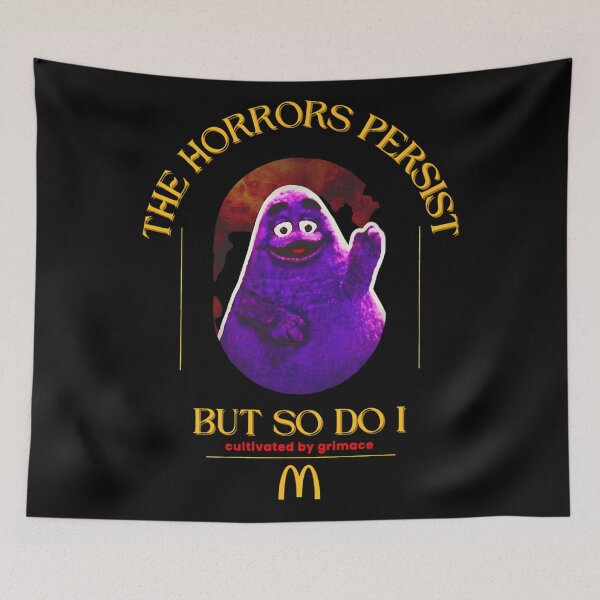 Item preview, Grimace The Horrors Persist But So Do I designed and sold by JudgmentDesign.