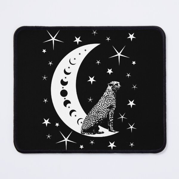 Item preview, Cheetah - moon - stars - wild animal - cat of prey designed and sold by TShirtsundMehr.