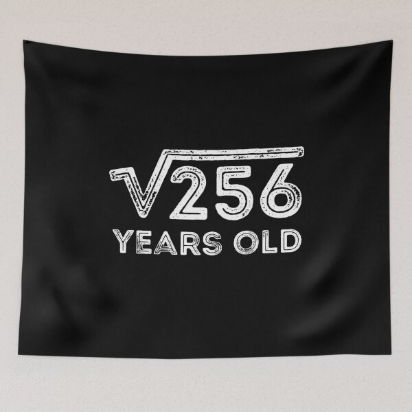 Item preview, Square Root of 256 Years Old (16th birthday) designed and sold by Elvin Dantes.