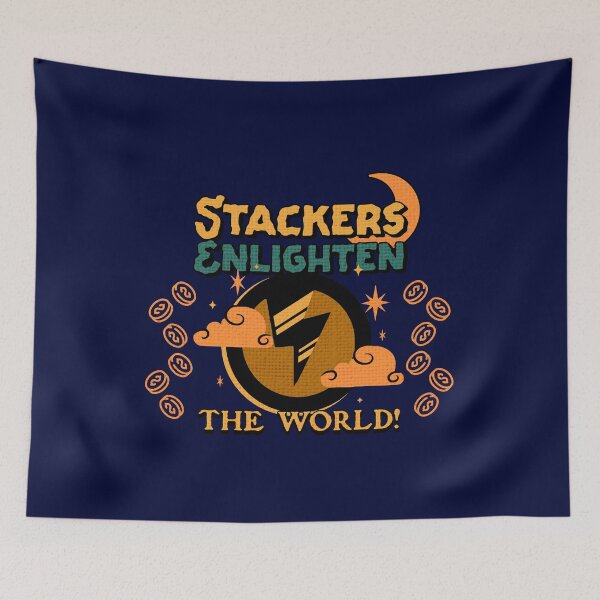 Item preview, Stackers Enlighten the World designed and sold by HaileyLow.