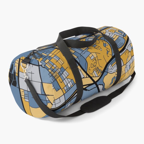 Item preview, Chula Vista Map Pattern in Blue & Gold designed and sold by PatternMaps.