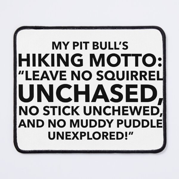 Item preview, Pit Bull hiking sticker funny Dog Lover designed and sold by edned.