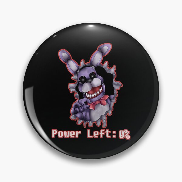 Item preview, FIVE NIGHTS AT FREDDY'S-Bonnie- Power Left 0% designed and sold by ThrillersLaws.