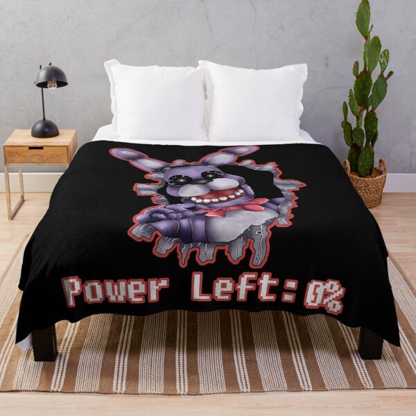 Item preview, FIVE NIGHTS AT FREDDY'S-Bonnie- Power Left 0% designed and sold by ThrillersLaws.