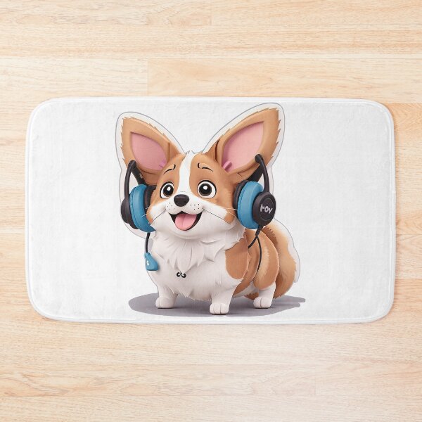 Item preview, A naughty little child playing with headphones designed and sold by Natcharee.