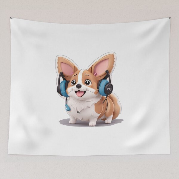 Item preview, A naughty little child playing with headphones designed and sold by Natcharee.