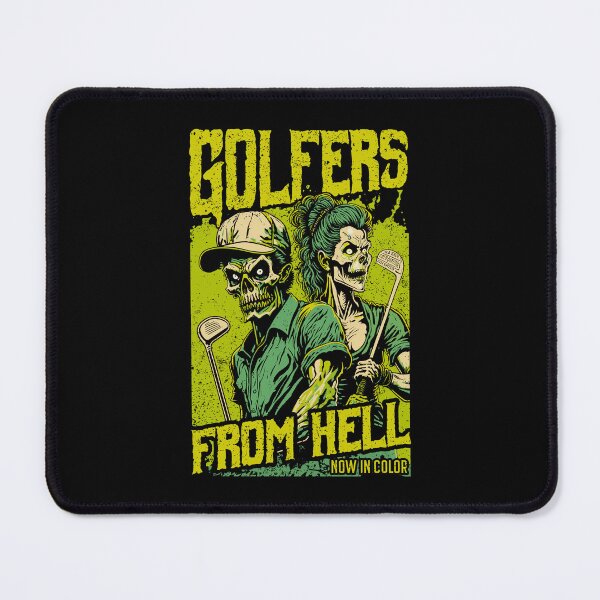 Item preview, Golf Halloween Funny Retro Zombie Golfer Horror Movie Poster designed and sold by GrandeDuc.