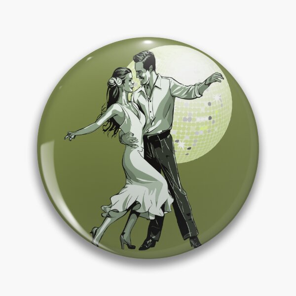 Item preview, Salsa Couple Dancing With Ballroom Mirrorball 2 designed and sold by taiche.