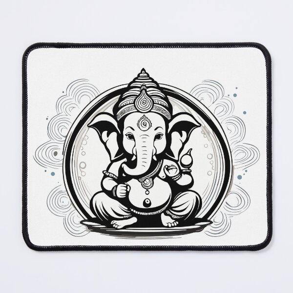 Item preview, "Ganpati Sketch: Artistic Tribute to the Divine" designed and sold by Superbdeal.