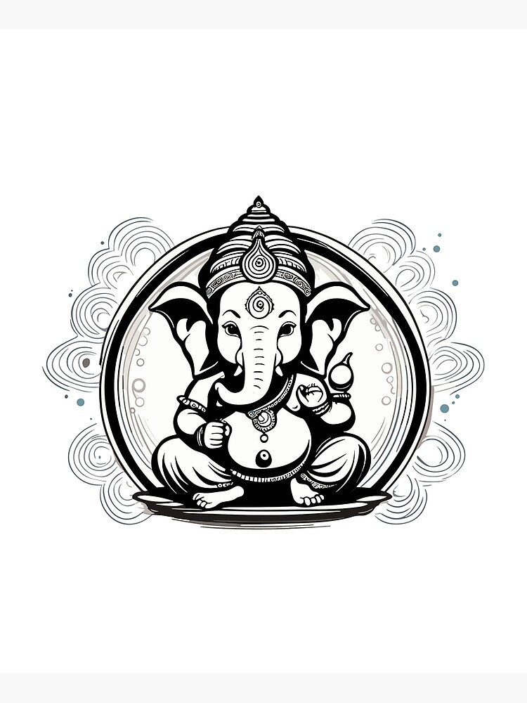 Ganesh drawing Stock Photos, Royalty Free Ganesh drawing Images |  Depositphotos